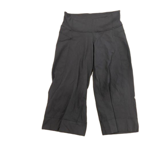 Lululemon Clam Digger II Capris Pants Lightweight Sweat-Wicking Black Women's 2 - Picture 5 of 8